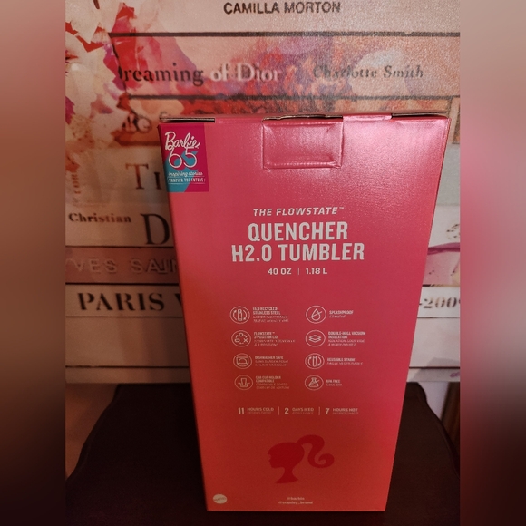 STANLEY 40-ounce Barbie™ Icon Quencher, PINK, NIB - Picture 6 of 6